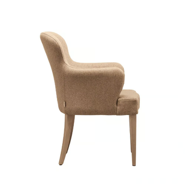 EVELYNE PO04 - Tufted fabric chair with armrests by New Life - view 3